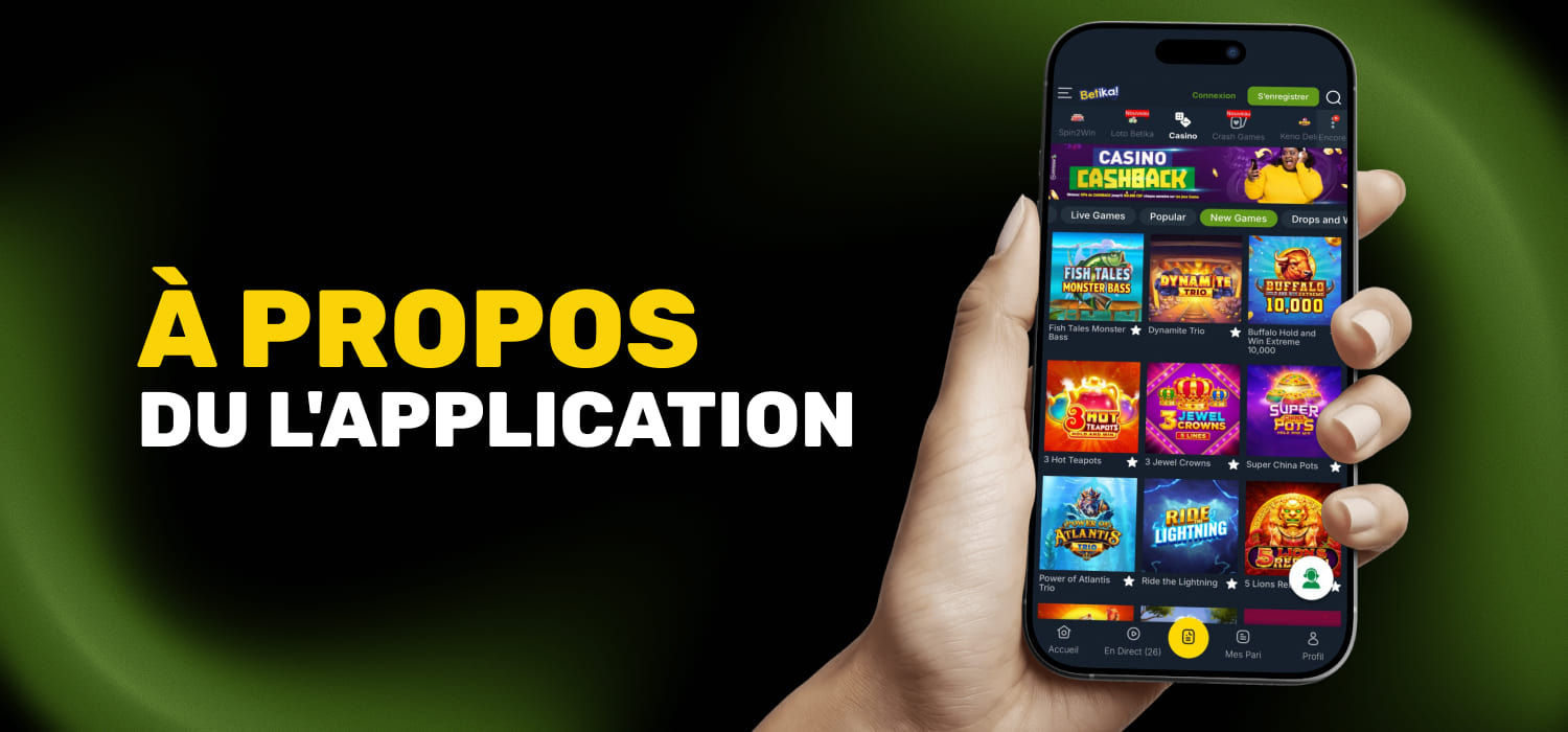 Informations de base sur l'application