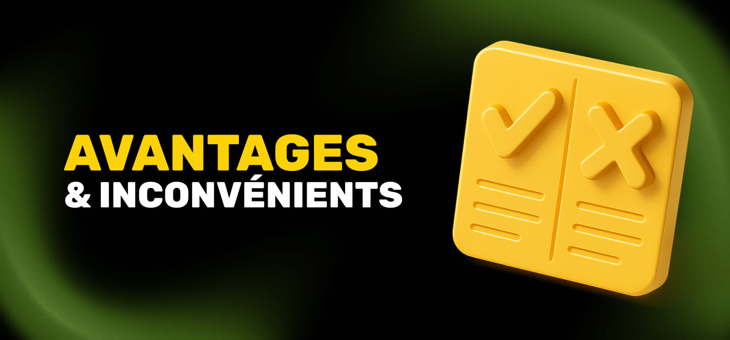 Avantages et inconvénients de l'application mobile